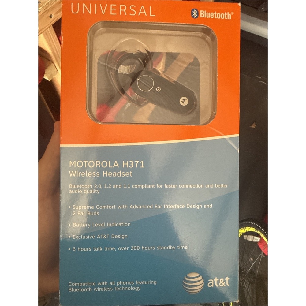 Motorola H371 Black Ear-Hook Headsets